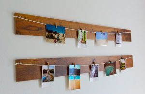 DIY Bilderleiste aus Holz | Foto-Wanddekoration | traumeck